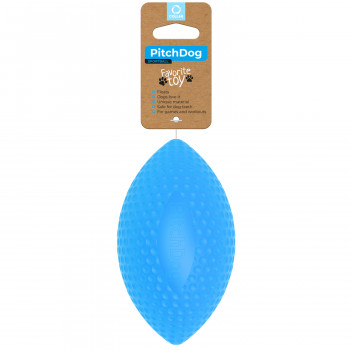 PitchDog SPORTBALL игровой мяч-регби для апортировки 9 см, голубой