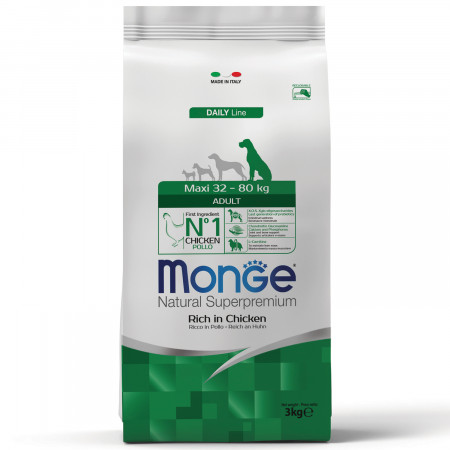 Monge Dog Maxi корм для взрослых собак крупных пород 3 кг