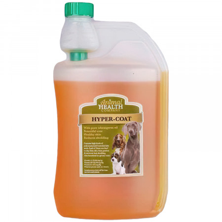 Animal Health Hyper Coat Натуральная добавка для кожи и шерсти (с маслом зародышей пшеницы) 1л
