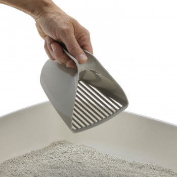 Moderna совочек Scoop & Sift 15x13x13h см отверстия узкие, серый