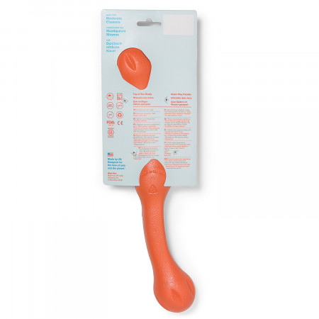 West Paw Zogoflex игрушка для собак перетяжка Zwig 35 см оранжевый