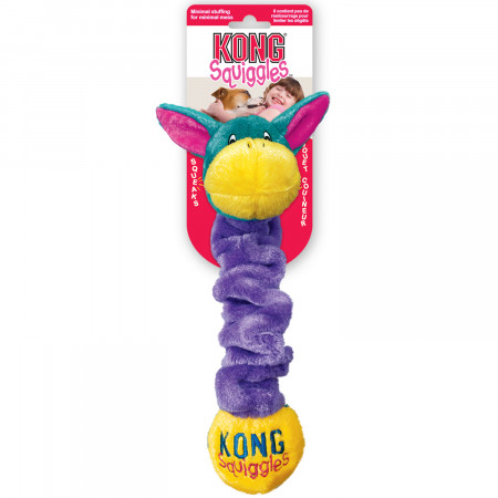 Игрушка KONG для собак в ассортименте: Осел, Заяц, Слон, Обезьяна, размер S, 9х3 см