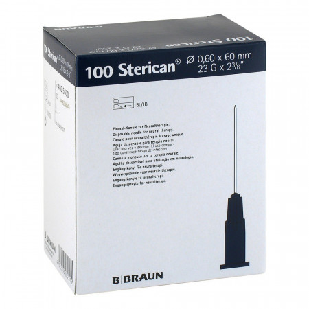 B.Braun Игла пункционная Стерикан 23G/0.60 мм, 60 мм (упак 100 шт)