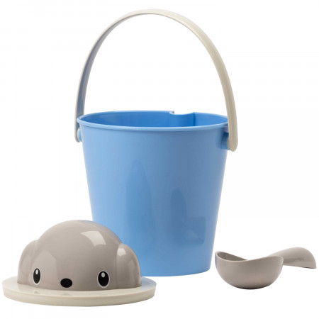 United Pets ведро для сухого корма "Dog-Crock" 7,5 л, серо-голубой, для собак