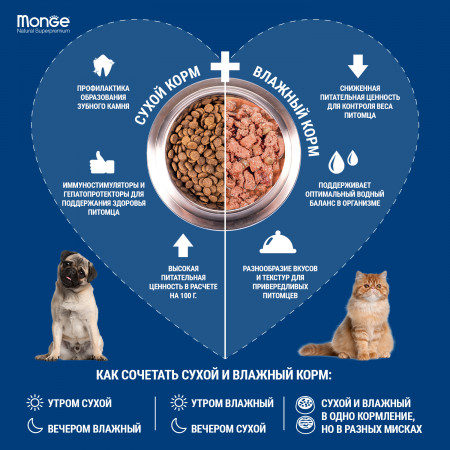Monge Dog Monoprotein Mini корм для взрослых собак мелких пород ягненок с рисом и картофелем 2,5 кг
