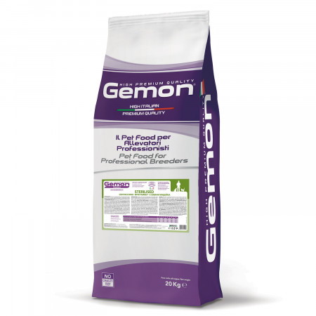 Gemon Cat PFB 31/12,5 низкокалорийный корм для стерилизованных кошек индейка 20 кг