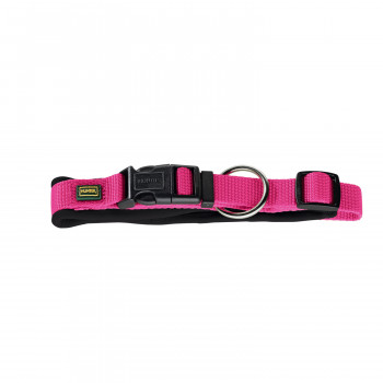 Hunter ошейник для собак Neoprene VP 45-50 см/M-L - 2,5 см, нейлон/неопрен, малиново-черный