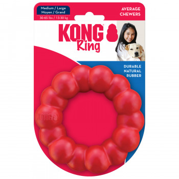 Игрушка KONG для собак "Кольцо", размер М, 10,5х10,5 см