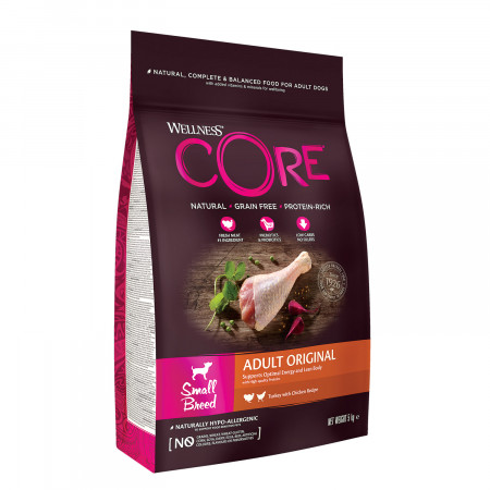 CORE Корм из индейки с курицей для взрослых собак мелких пород 5 кг