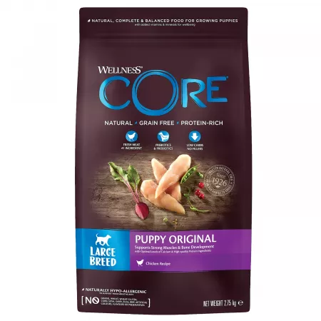 CORE Корм из курицы для щенков крупных пород 2,75 кг