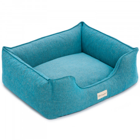 Лежанка Pet Comfort для собак средних пород, Alpha Mirandus 43, размер M, 65х80 см, бирюзовый