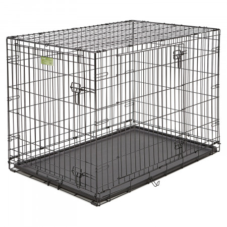 Клетка MidWest iCrate для собак 107х71х76h см, 2 двери, черная