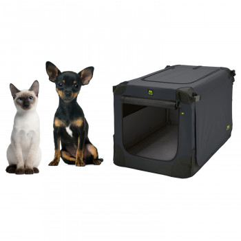 Maelson тканевая клетка кемпер Soft Kennel 52x33x33 антрацит