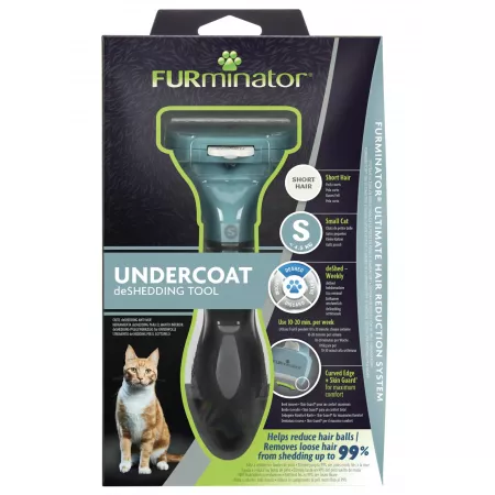 Фурминатор FURminator S для маленьких кошек c короткой шерстью