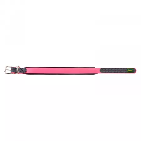 Hunter ошейник для собак Convenience Comfort 40 (27-35 см) / 2 см биотановый мягкая горловина розовый неон