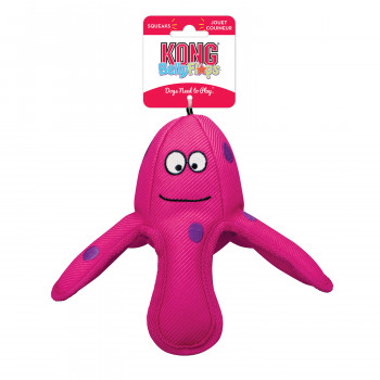 Игрушка KONG для собак Belly Flops Осьминог, 19х17 см