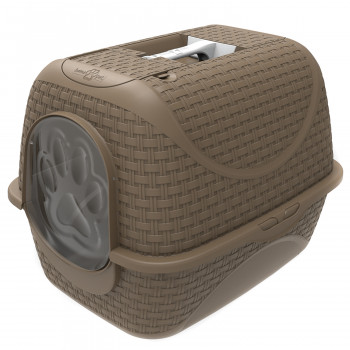 BAMA PET био-туалет для кошек PRIVE 42х50,5х39,6h см, коричневый