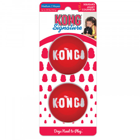 Игрушка Kong для собак, размер M, Мячик, 2 шт