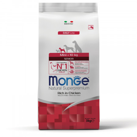 Monge Dog Mini корм для пожилых собак мелких пород 3 кг