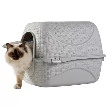 BAMA PET био-туалет для кошек PRIVE 42х50,5х39,6h см, белый