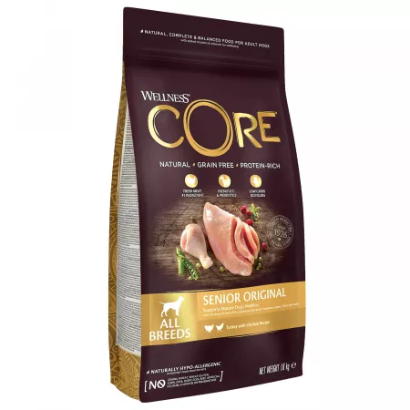 CORE Корм из индейки с курицей для пожилых собак всех пород 1,8 кг