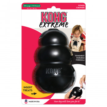 Игрушка KONG Extreme для собак крупных и гигантских пород (свыше 38 кг), размер XXL, очень прочная, 15х10 см