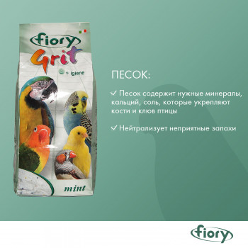 FIORY песок для птиц Grit Mint мята 1 кг