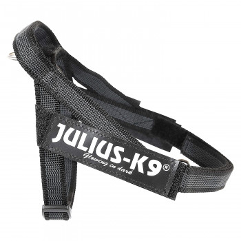 JULIUS-K9 шлейка для собак Ремни Color & Gray IDC® Mini (49-65см / 7-15кг), черный