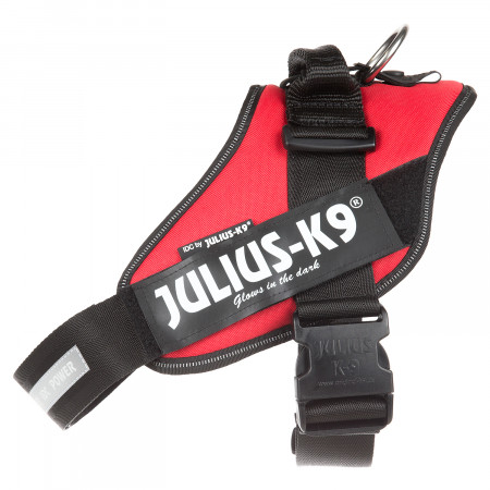 JULIUS-K9 шлейка для собак IDC®-Powerharness 3 (82-115см/ 40-70кг), красный