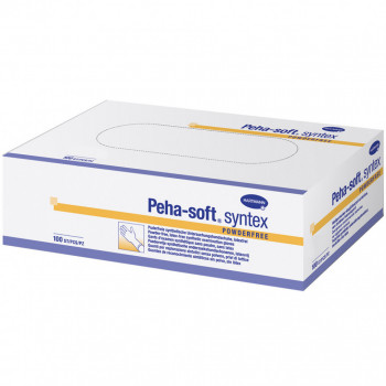 Hartmann Peha-soft Syntex перчатки XS без пудры виниловые матовые нестерильные 100 шт. СКИДКА 30%